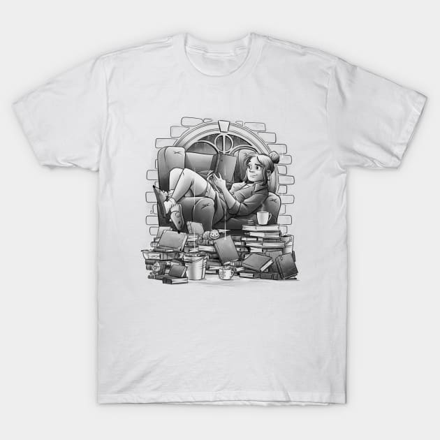 A Rainy Day (Version 2) T-Shirt by saqman